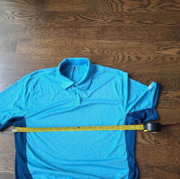 Nike golf polo shirt Men's sz.L blue - Picture 4 of 6
